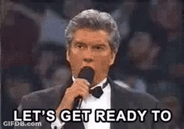 Michael Buffer Getting Ready To Rumble GIF