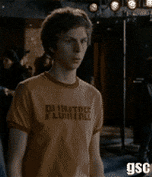 Michael Cera Running Away GIF