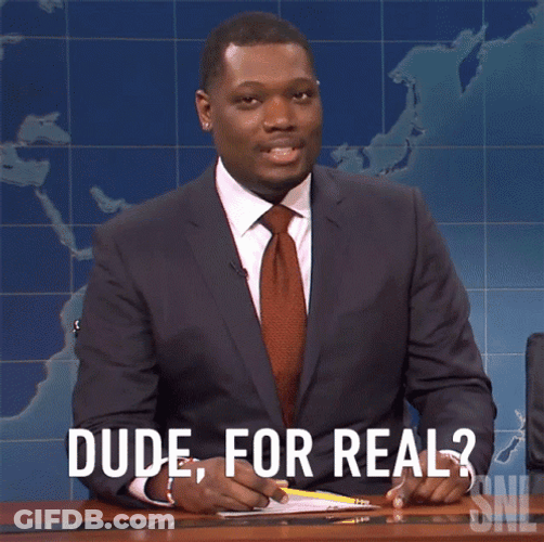 Michael Che Dude For Real GIF