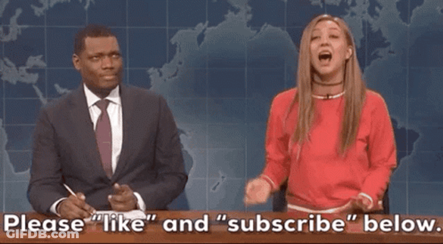 Michael Che Like And Subscribe GIF
