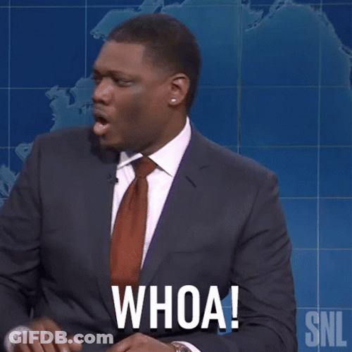 Michael Che Woah GIF