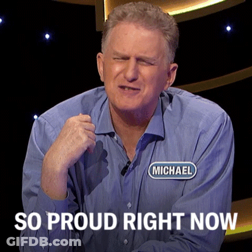 Michael Excited Wheel Of Fortune GIF