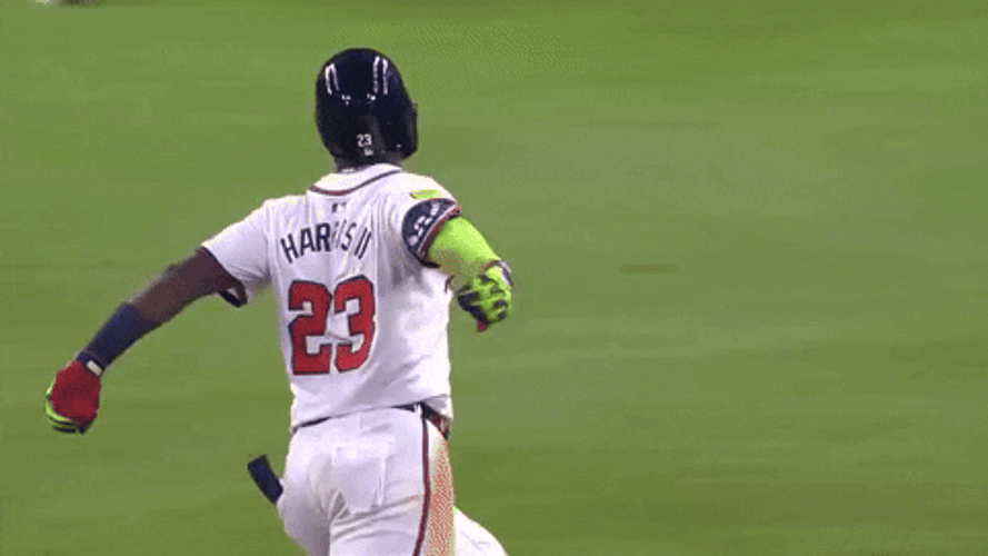 Michael Harris Ronaldo Siu Jump Mimic GIF