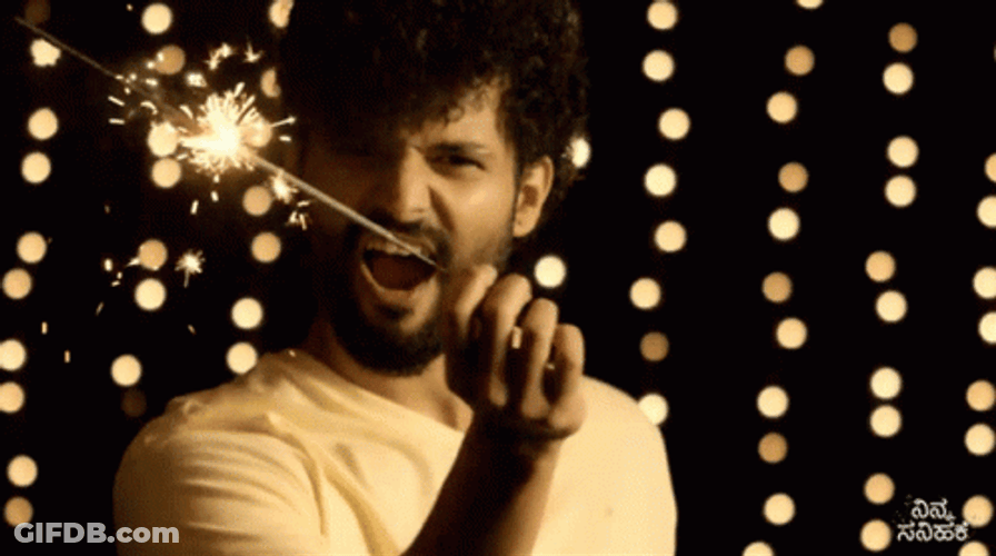 Michael Holding Sparkler Firecracker GIF