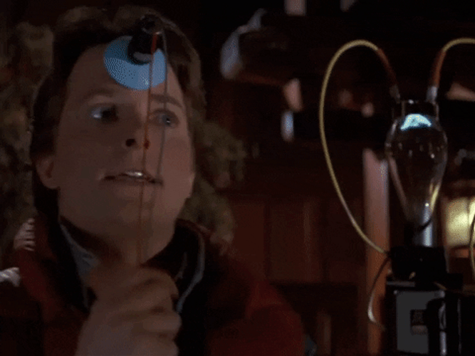 Michael J. Fox Back To The Future GIF