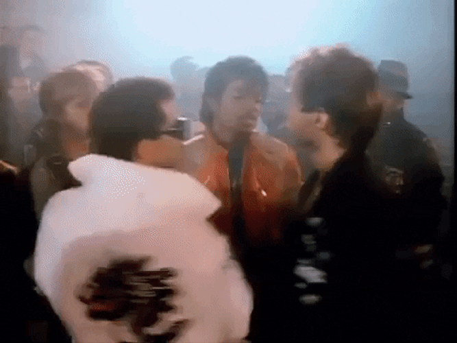 Michael Jackson Breaking Through GIF