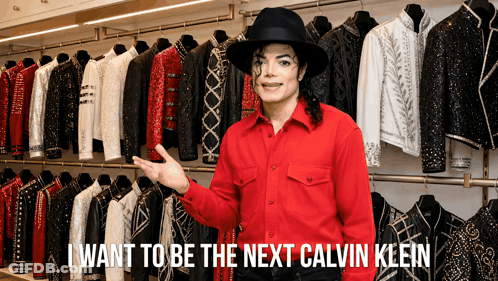 Michael Jackson Calvin Klein GIF