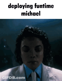 Michael Jackson Deploying Funtime Michael GIF