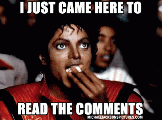 Michael Jackson Eating Popcorn Read Comments GIF