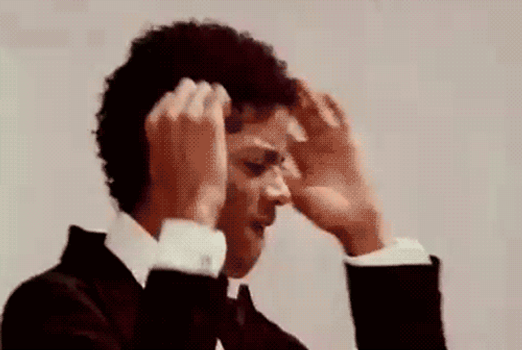 Michael Jackson Fixing His Hair GIF