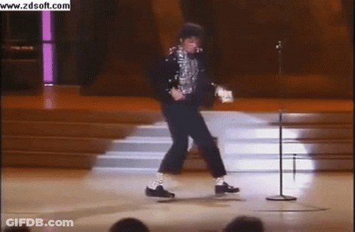 Michael Jackson Dancing On Stage GIF