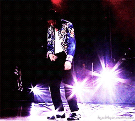 Michael Jackson Jumping Out GIF