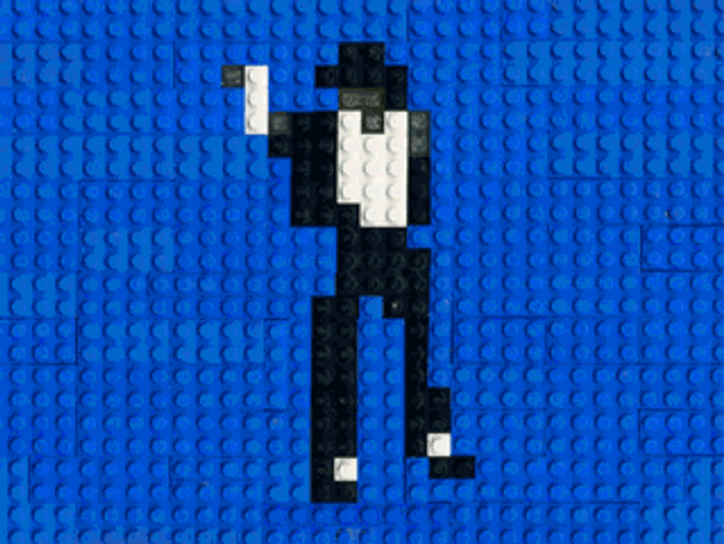 Michael Jackson Lego Just Dance GIF