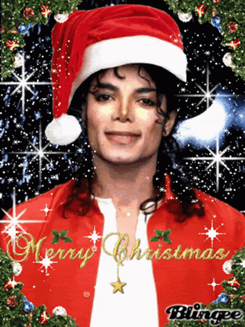 Michael Jackson Merry Xmas GIF