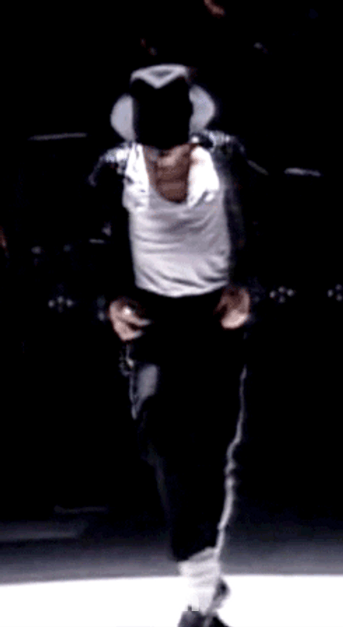 Michael Jackson Moonwalk On Stage GIF