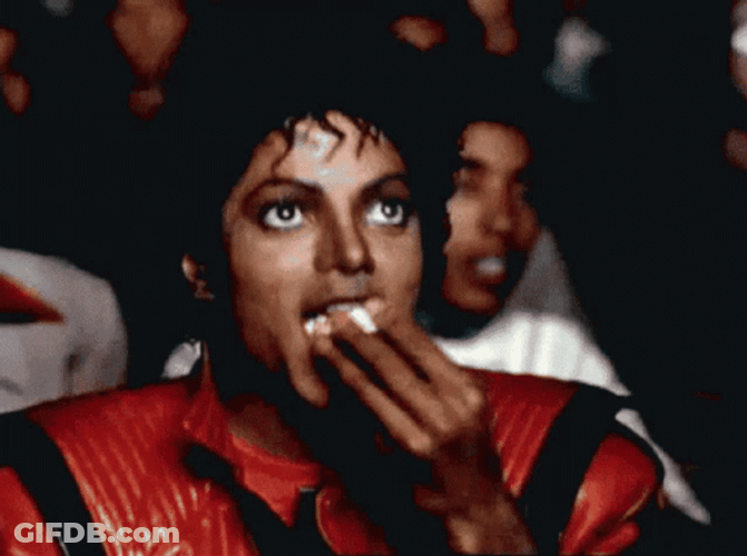 Michael Jackson Popcorn Attention Spanish GIF