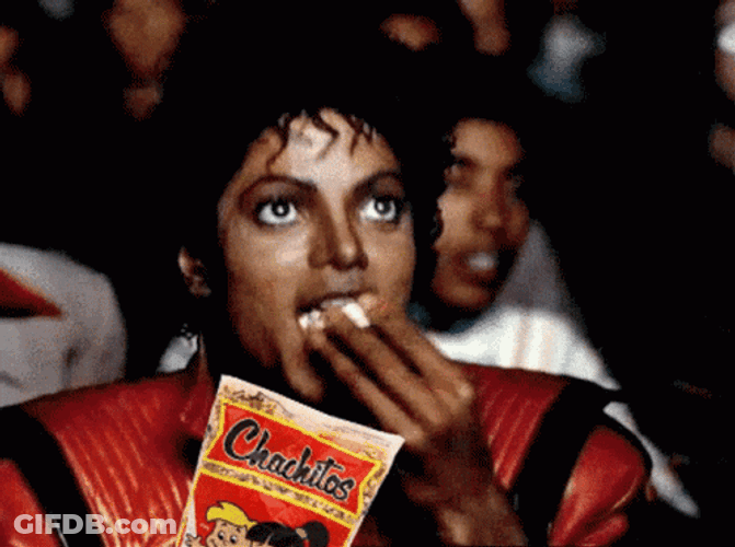 Michael Jackson Popcorn Chachitos Eating GIF