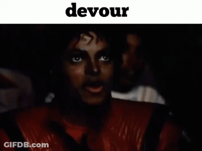 Michael Jackson Popcorn Devour Looks GIF