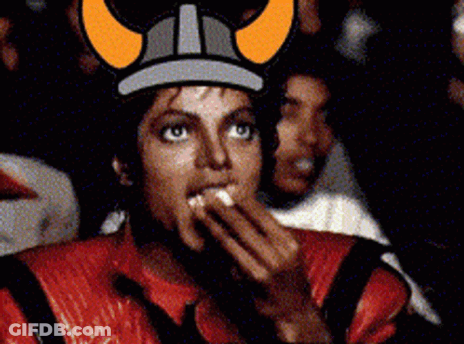 Michael Jackson Popcorn Floki Hat GIF