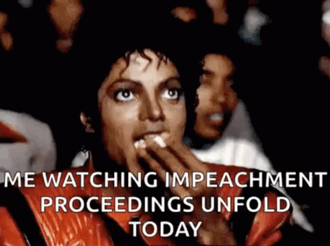 Michael Jackson Popcorn Impeachment Today GIF
