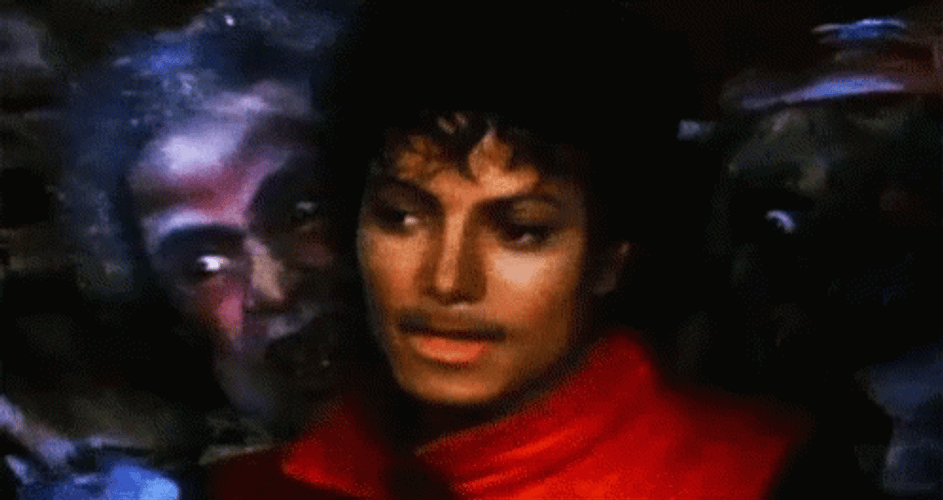 Michael Jackson Popcorn Stunned Stare GIF