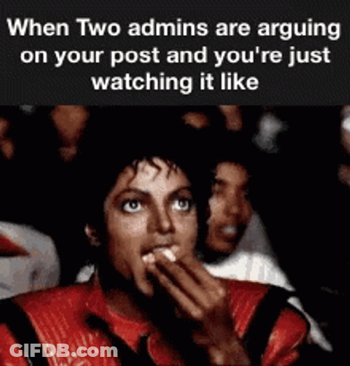 Michael Jackson Popcorn Two Admins GIF