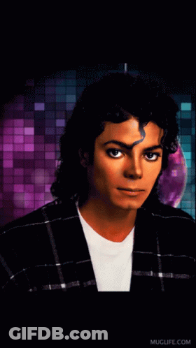 Michael Jackson Portrait With Muglife.com GIF