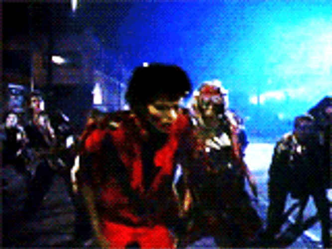 Michael Jackson The Zombie Dance GIF