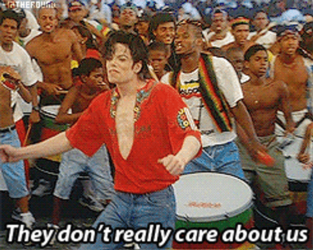 Michael Jackson They Don't Care About Us GIF