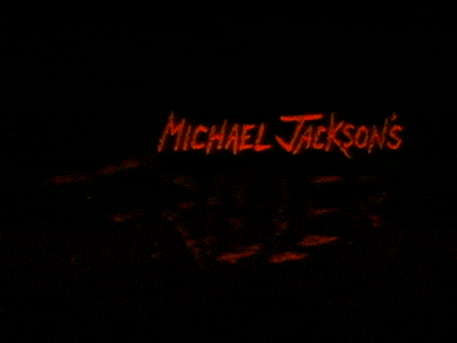 Michael Jackson Thriller Poster GIF