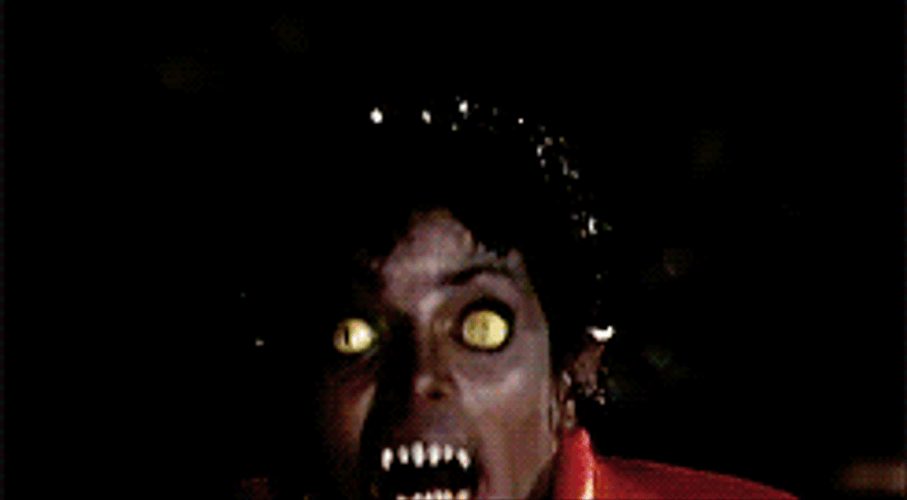 Michael Jackson Zombie Transformation GIF