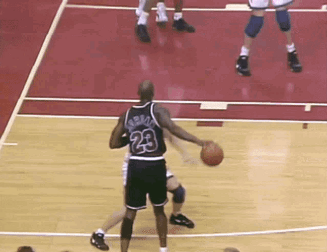 Michael Jordan Get The Ball GIF