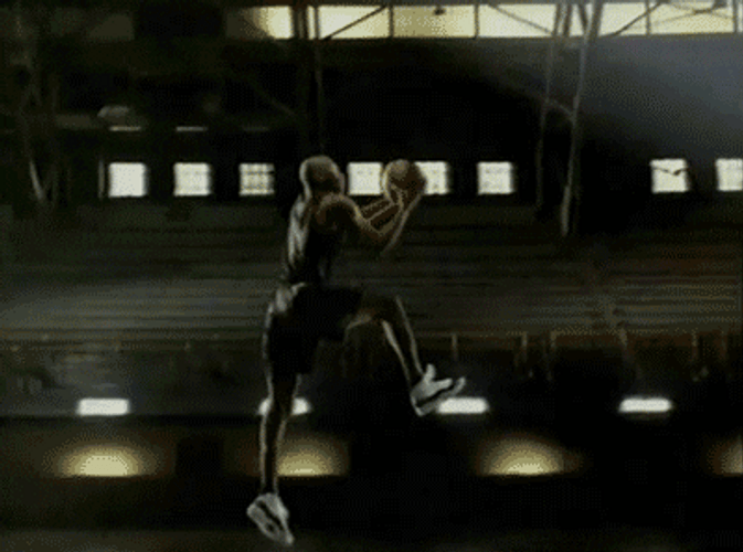 Michael Jordan High Jump GIF