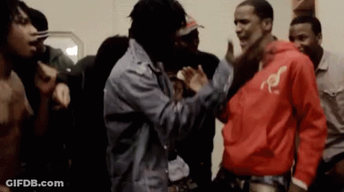 Michael Jordan In Suit And Tie Saying Stop It GIF