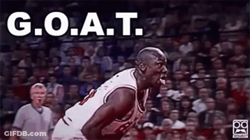 Michael Jordan Jumping Basketball Crowd GIF