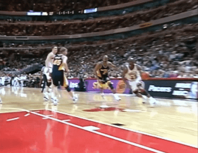 Michael Jordan NBA Slam Dunk GIF