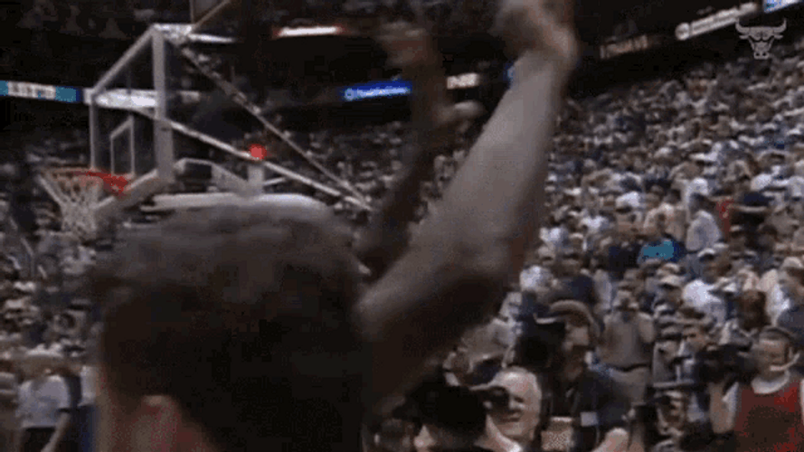 Michael Jordan Number Six Hands GIF