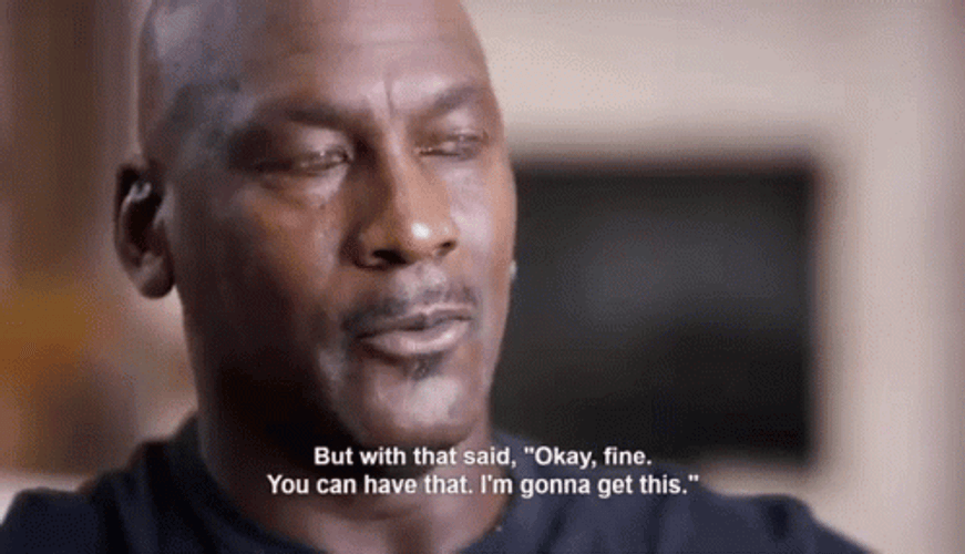 Michael Jordan Okay Fine GIF