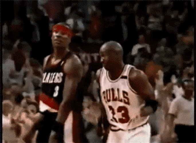 Michael Jordan Shrugging GIF