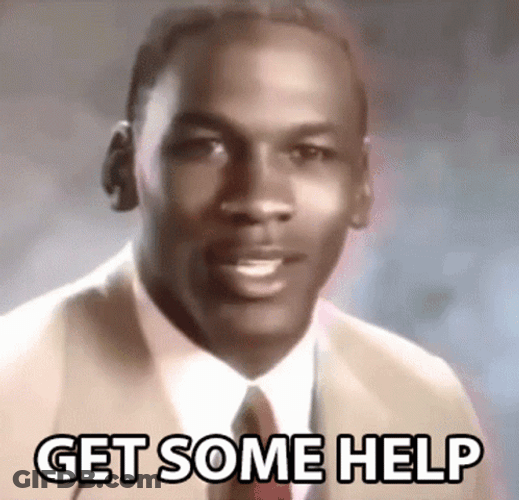 Michael Jordan Stop Get Some Help GIF