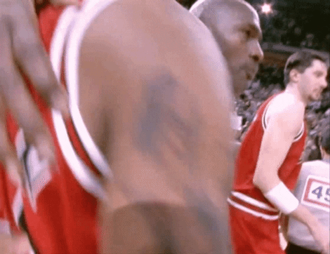 Michael Jordan Team Hug GIF
