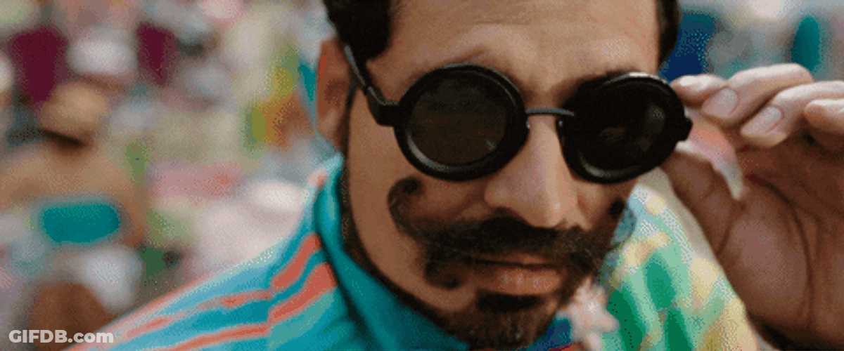 Michael Peña Looking GIF