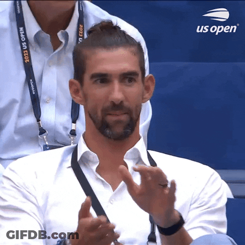 Michael Phelps Applauding GIF