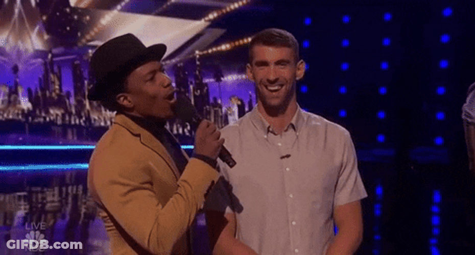 Michael Phelps With Nick Cannon GIF