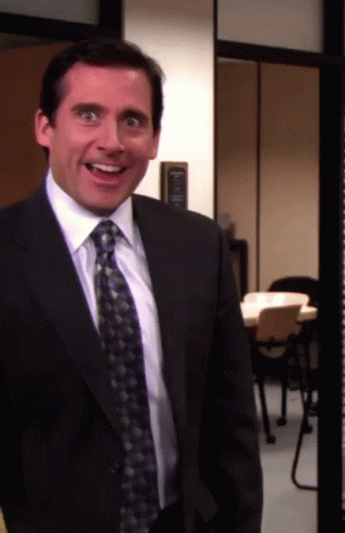Michael Scott Approving GIF