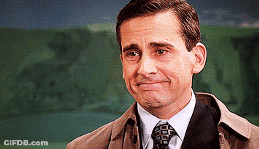 Michael Scott Crying And Nodding GIF