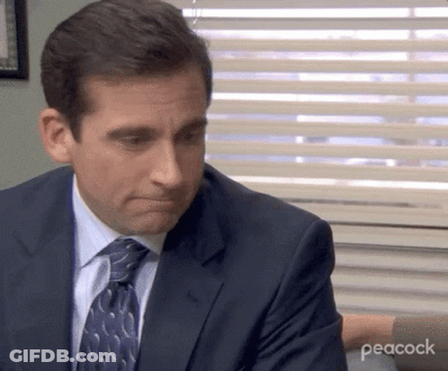 Michael Scott From The Office In Suit And Tie GIF