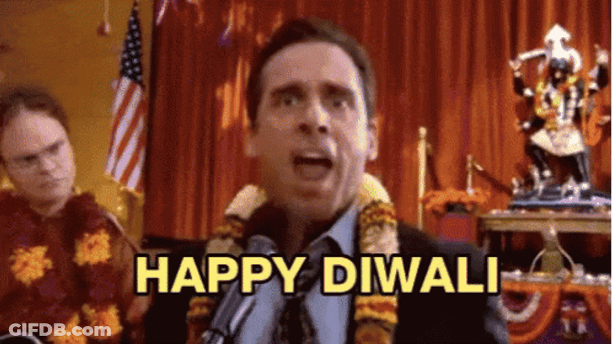 Michael Scott Happy Diwali GIF