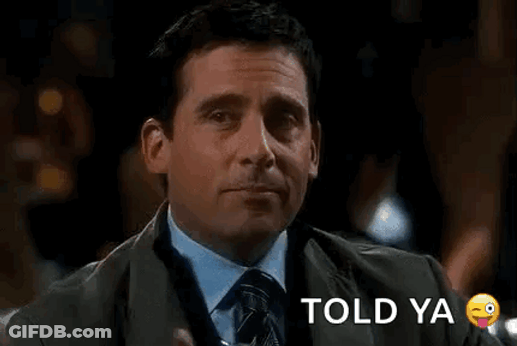 Michael Scott I Told You GIF