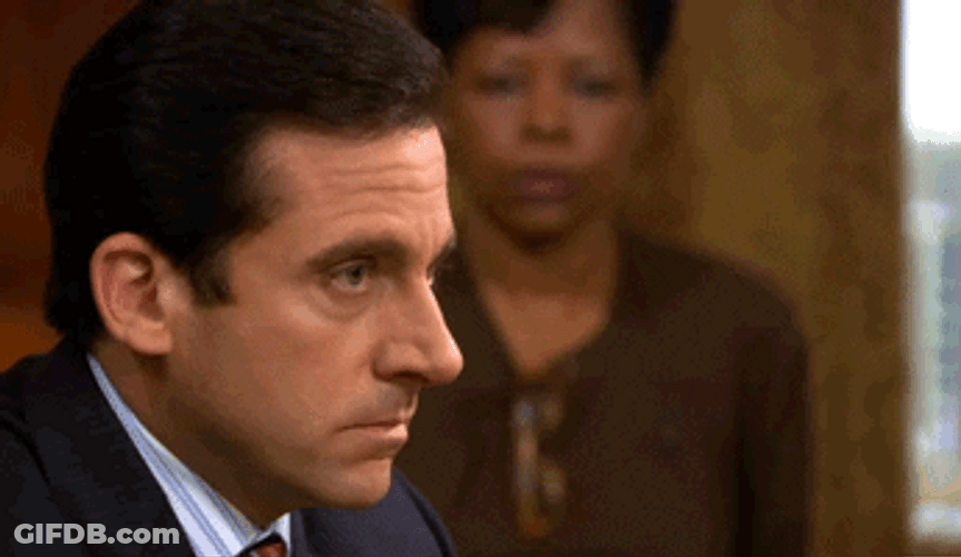 Michael Scott Looking GIF